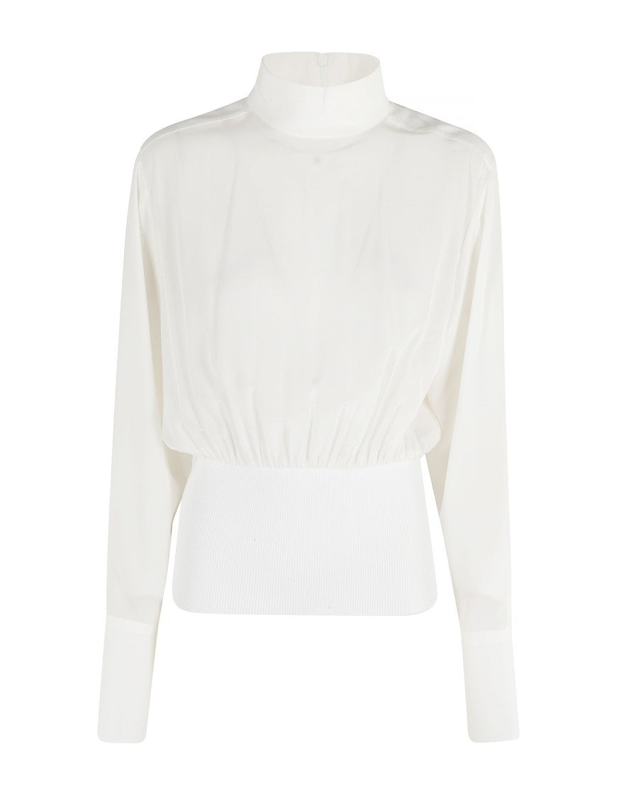 Sportmax Soft Silk Crêpe De Chine Blouse