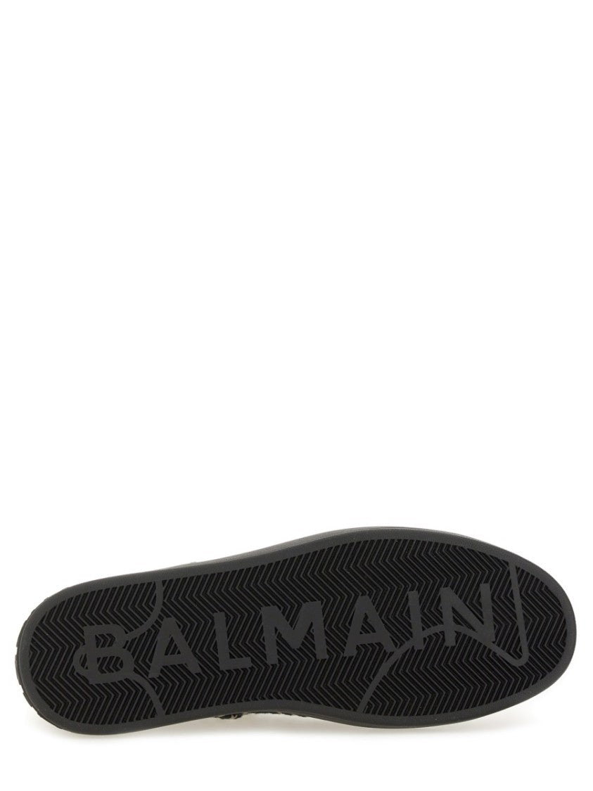 Balmain Jacquard "B-Court" Sneakers