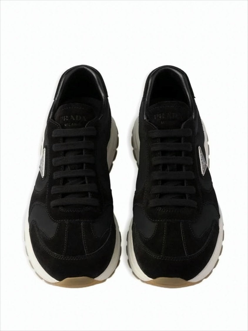 Prada Low-Top Sneakers With Contrasting Sole