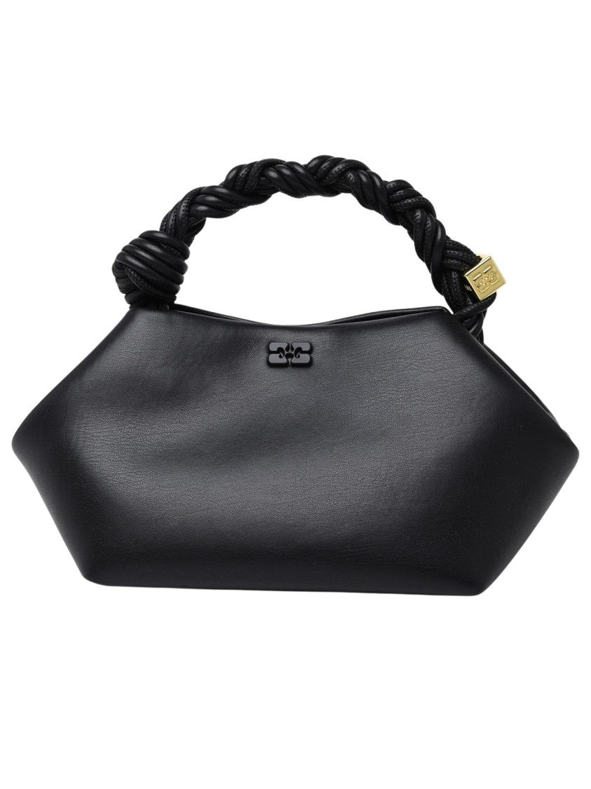 Ganni Bou' Bag In Black Recycled Leather