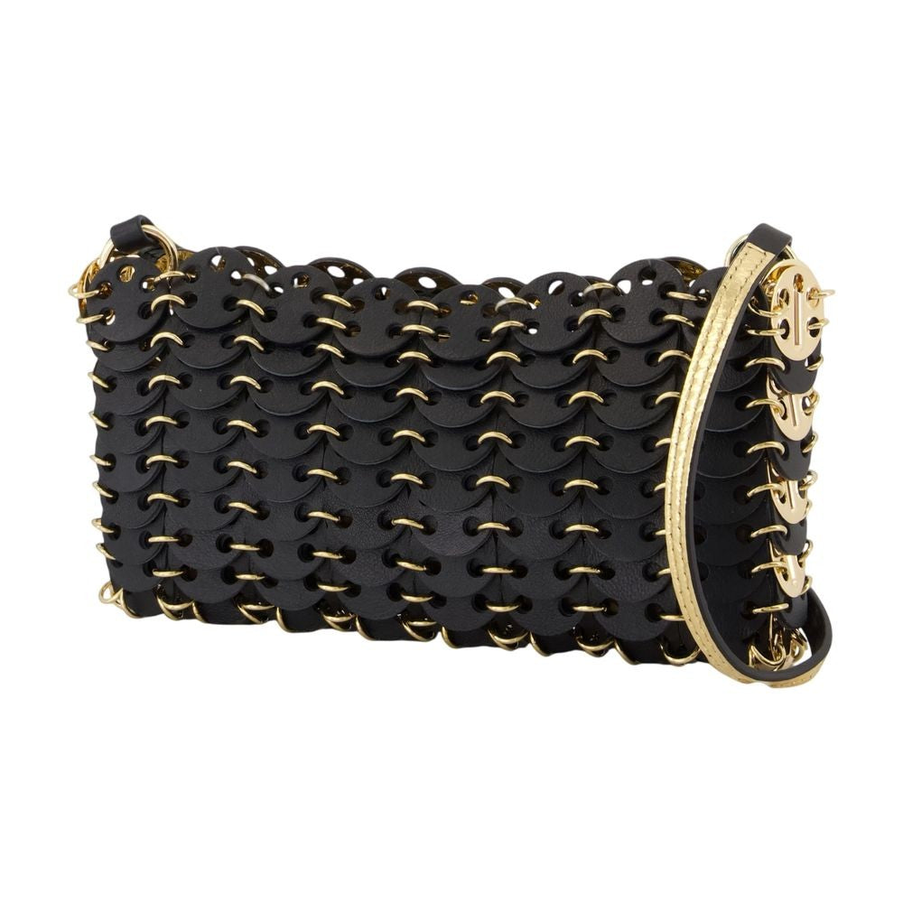 Rabanne Wallet On Chain - Leather - Black