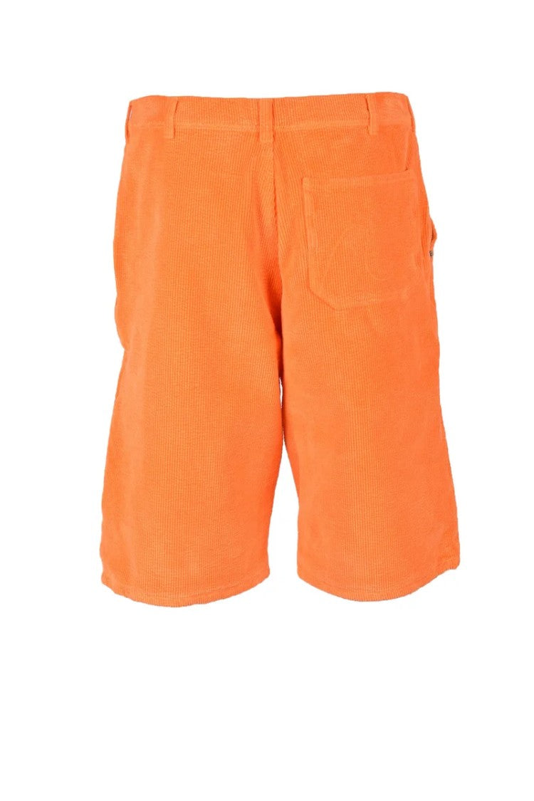 Erl Cotton Stretch Shorts - Orange