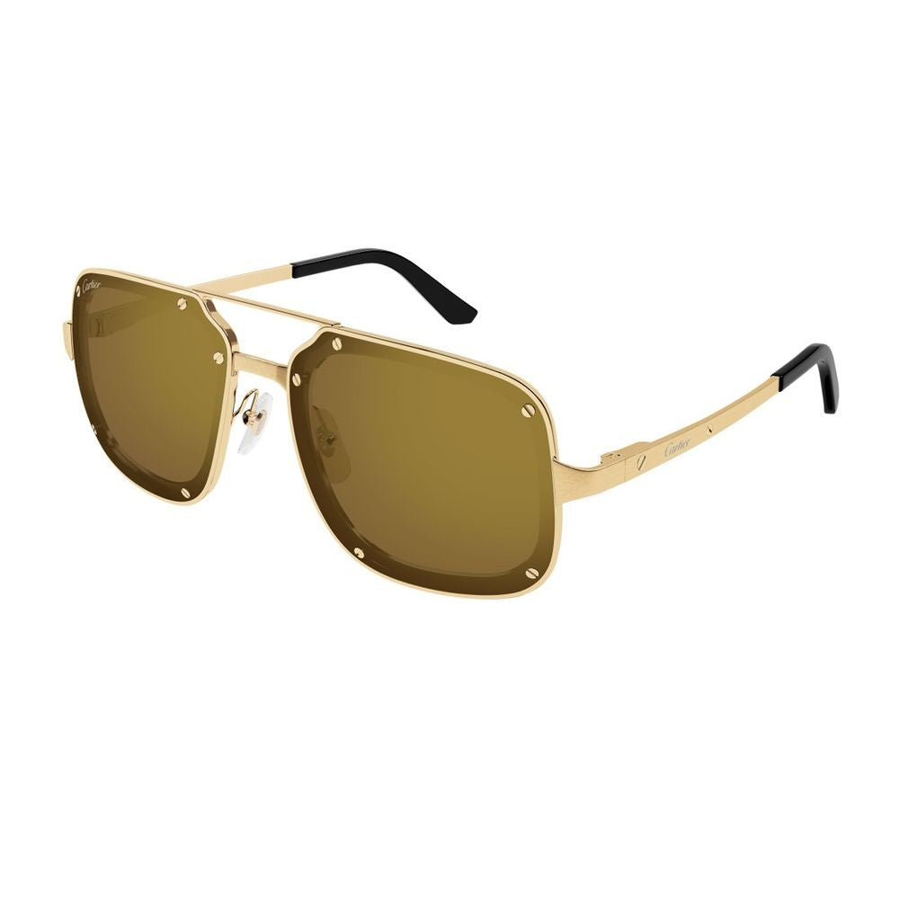 Cartier Ct0194s Santos De Aviator Sunglasses