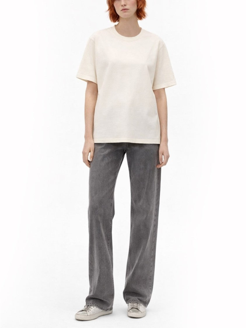 Golden Goose Neutrals Star Bold Back Lettering T-Shirt