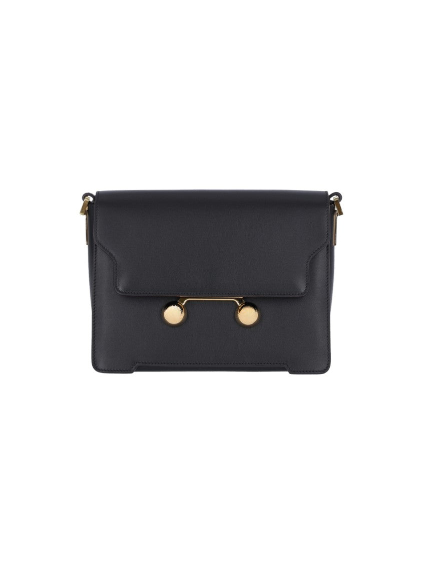 Marni "Trunkaroo" Medium Shoulder Bag – Black