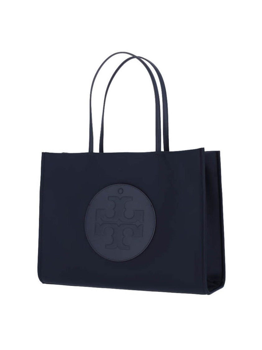 Tory Burch "Ella" Large Tote Bag, In Blue Recycled Nylon