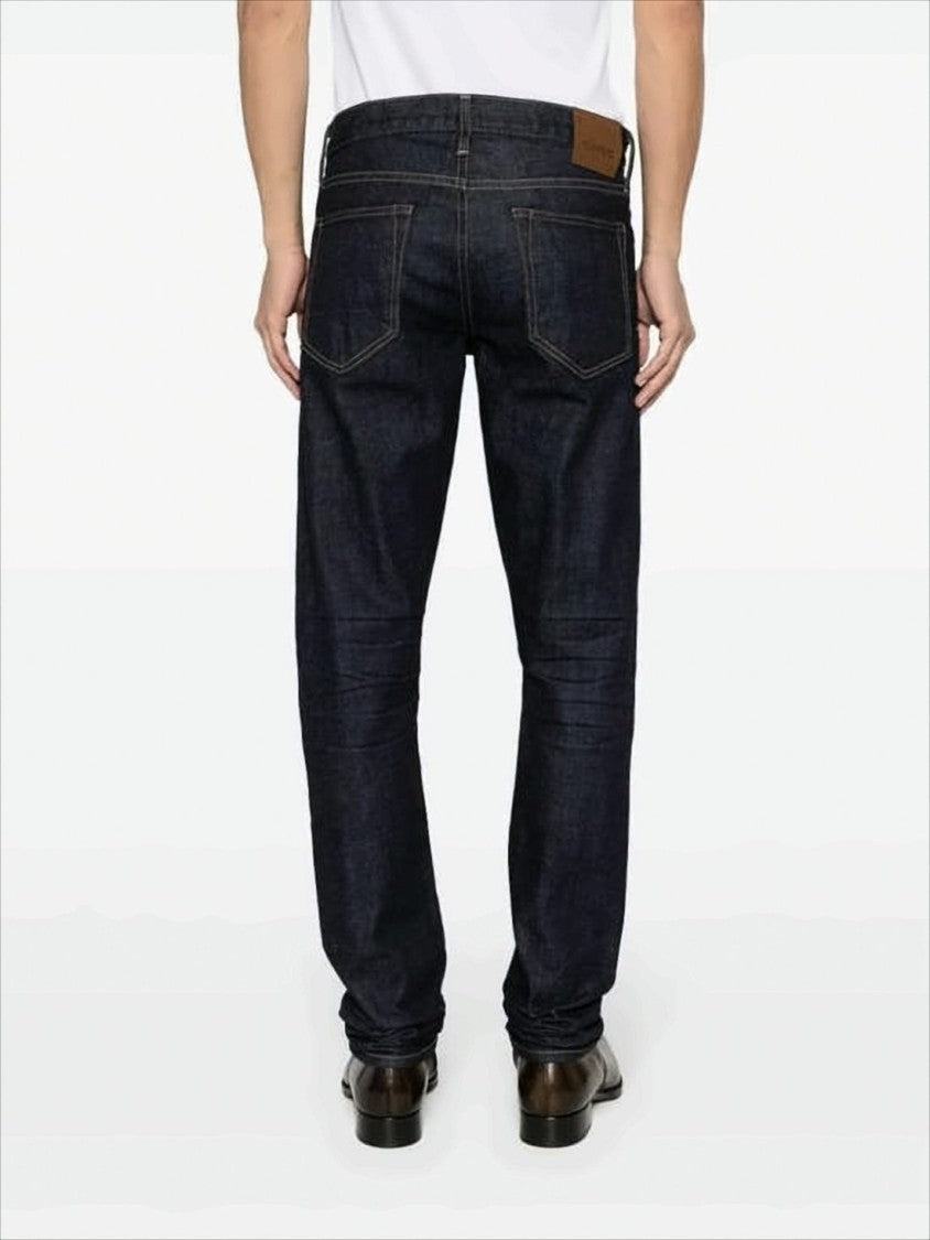 Tom Ford Straight-Leg Indigo Wash Denim Pants