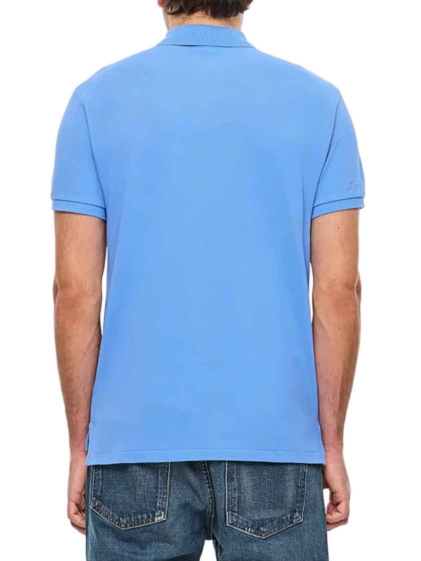 Polo Ralph Lauren Textured Piqué Knit Polo Shirt With Emblem