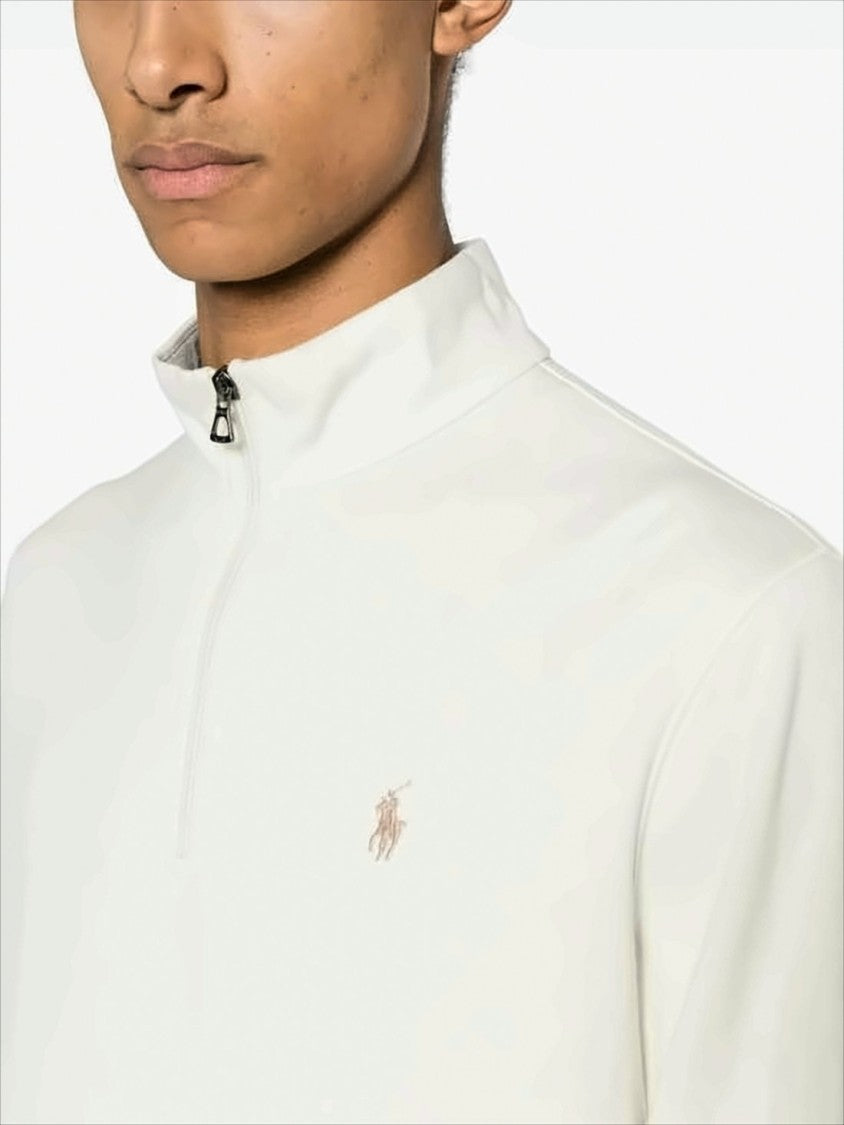 Polo Ralph Lauren Minimalist Half-Zip Mock Neck Pullover