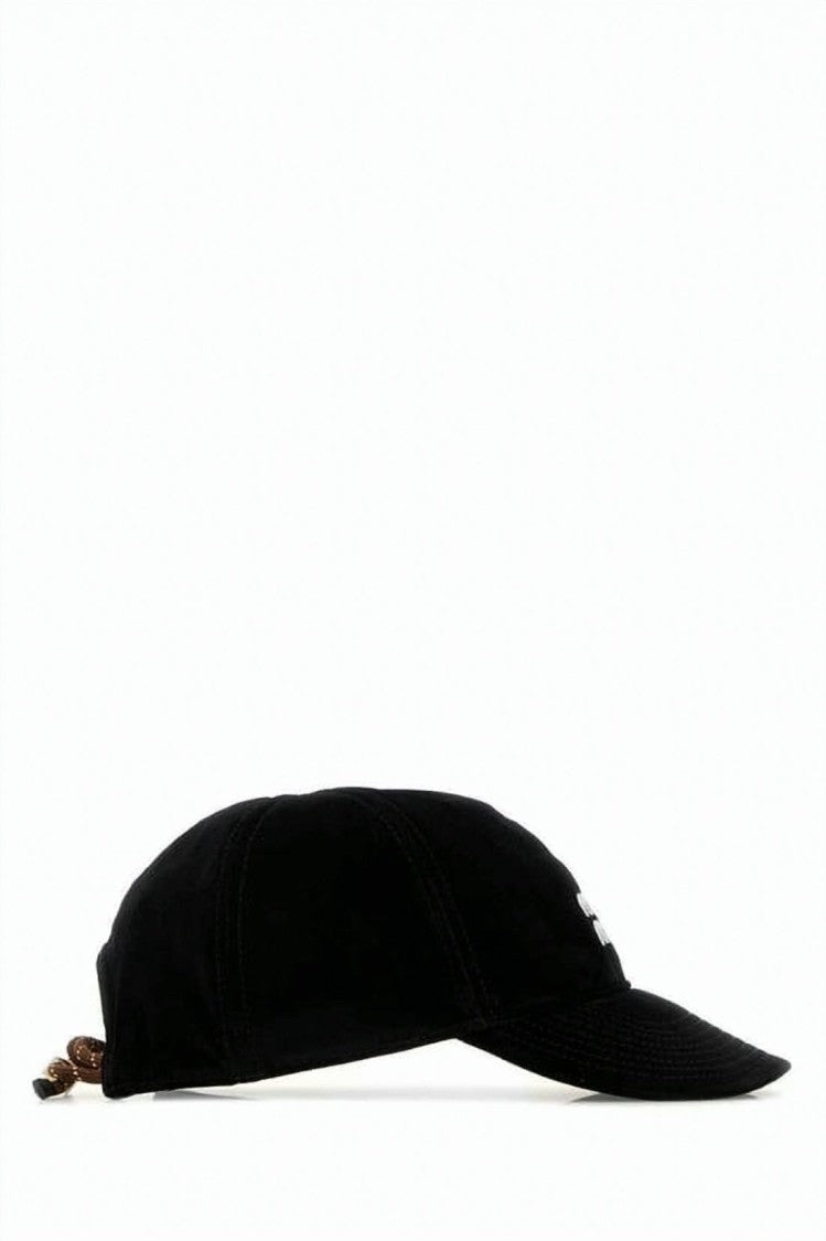 Miu Miu Structured Black Ball Cap