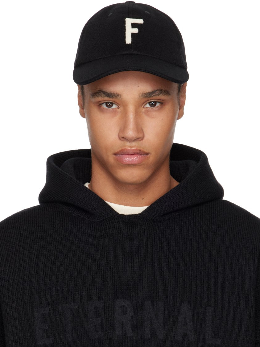 Fear Of God Logo Wool Baseball Cap