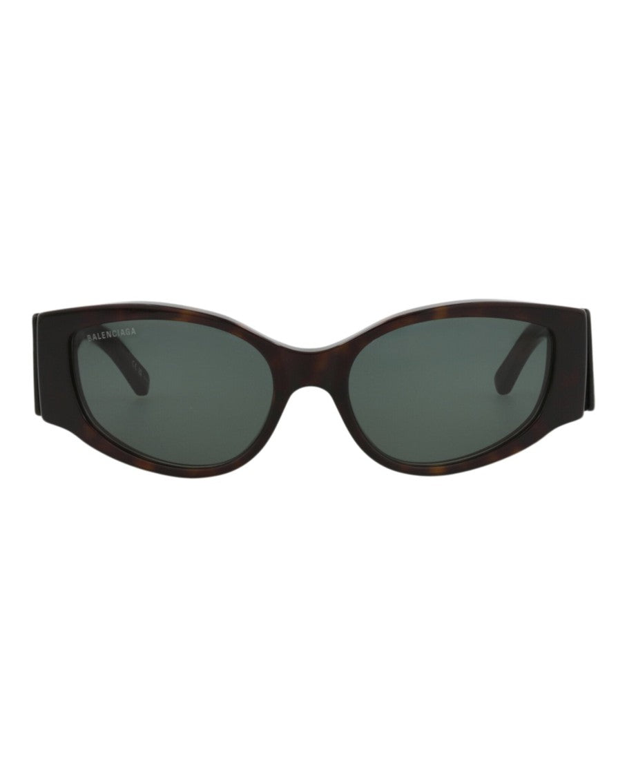 Balenciaga Cat Eye-Frame Recycled Acetate Sunglasses With Tortoiseshell Pattern