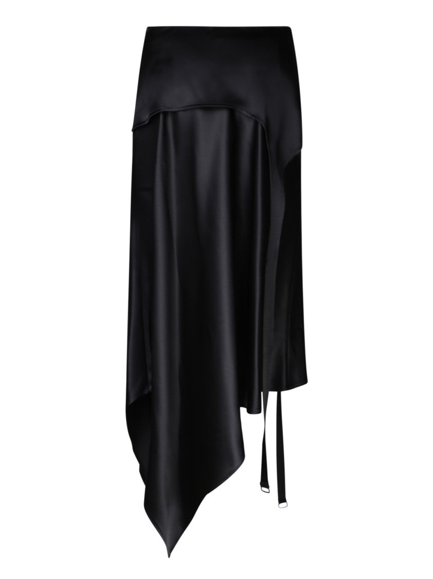 Ssheena Asymmetric Design Midi Skirt