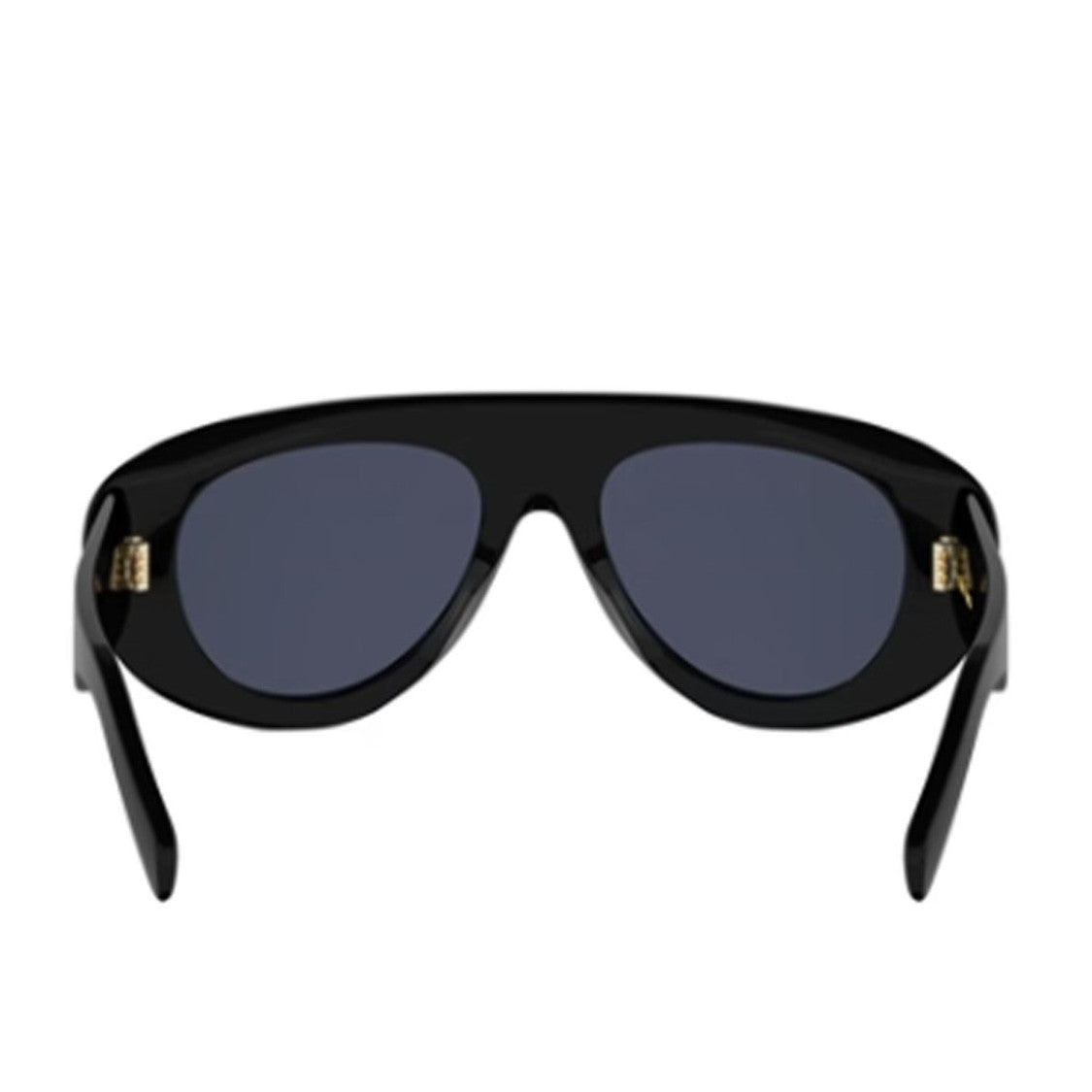 Celine Black Triomphe Stamp Acetate Mask Sunglasses
