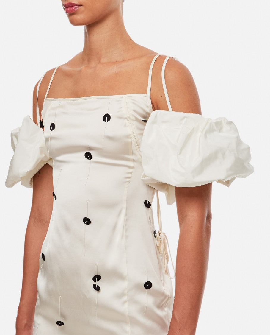 Jacquemus La Robe Chouchou Stretch Viscose Long Dress