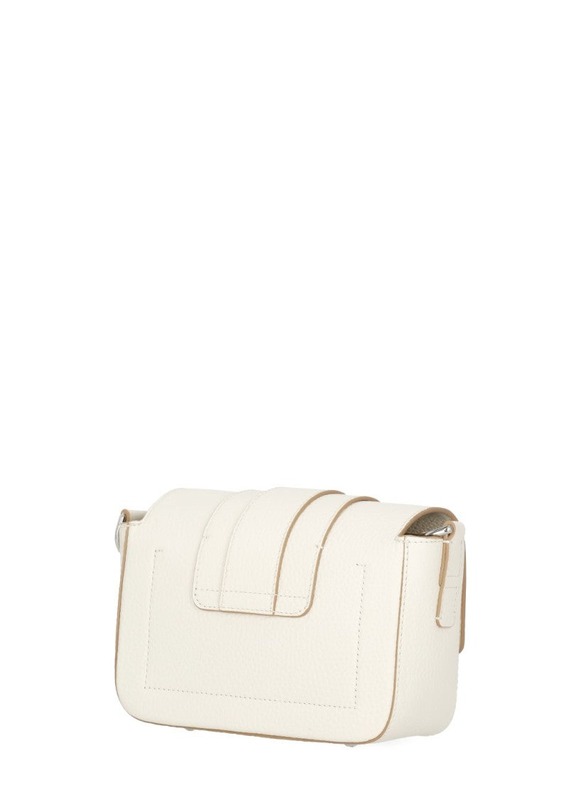 Hogan White Leather Hogan Trend Shoulder Bag