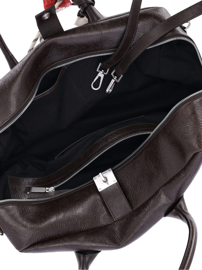 Golden Goose Brown Vita Medium Calfskin Tote Bag