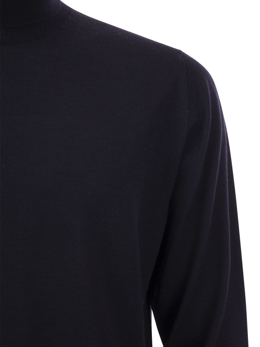 Fedeli Turtleneck Sweater In Virgin Wool