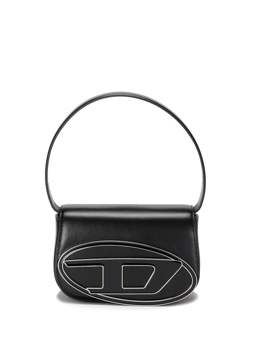 Diesel Black Leather Shoulder Bag