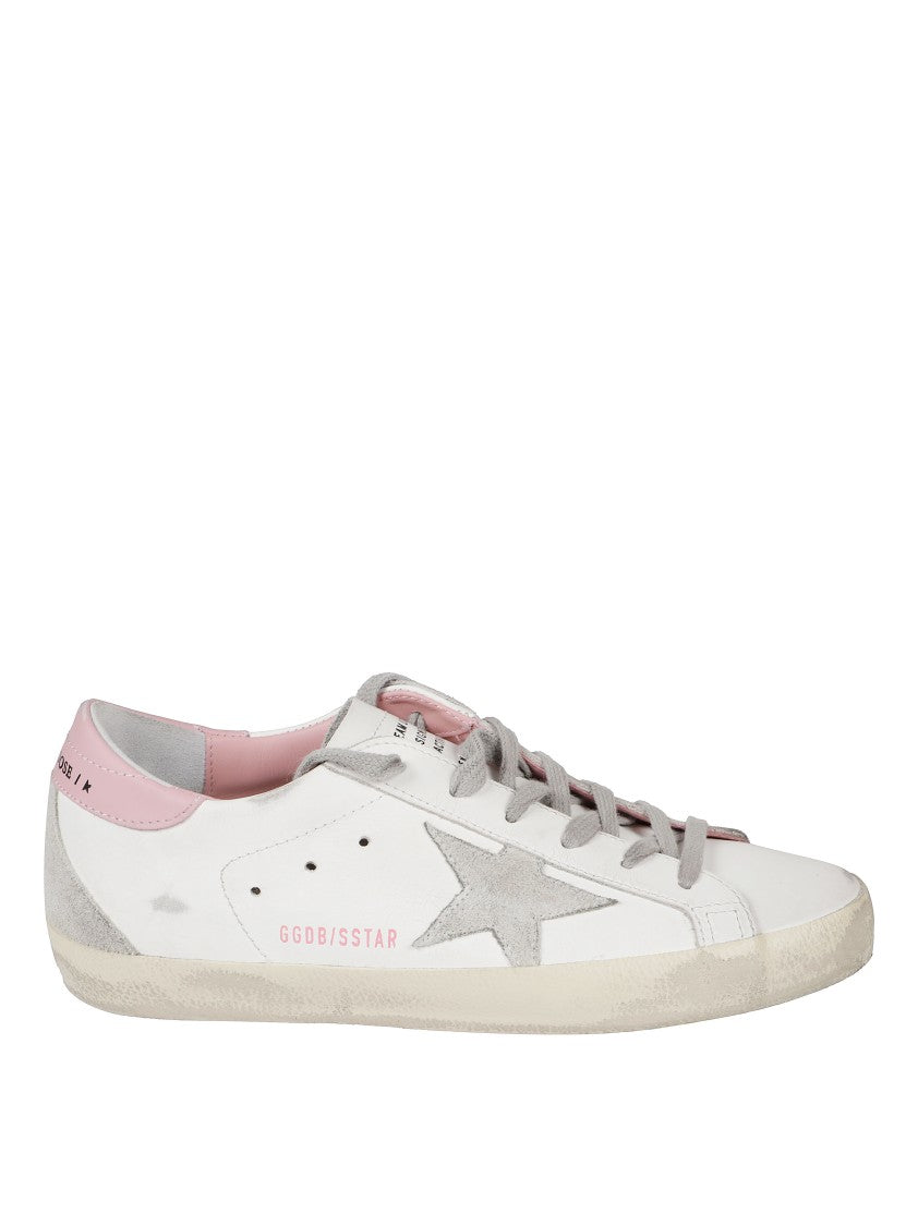 Golden Goose Low-Top Sneakers With Vintage Distress