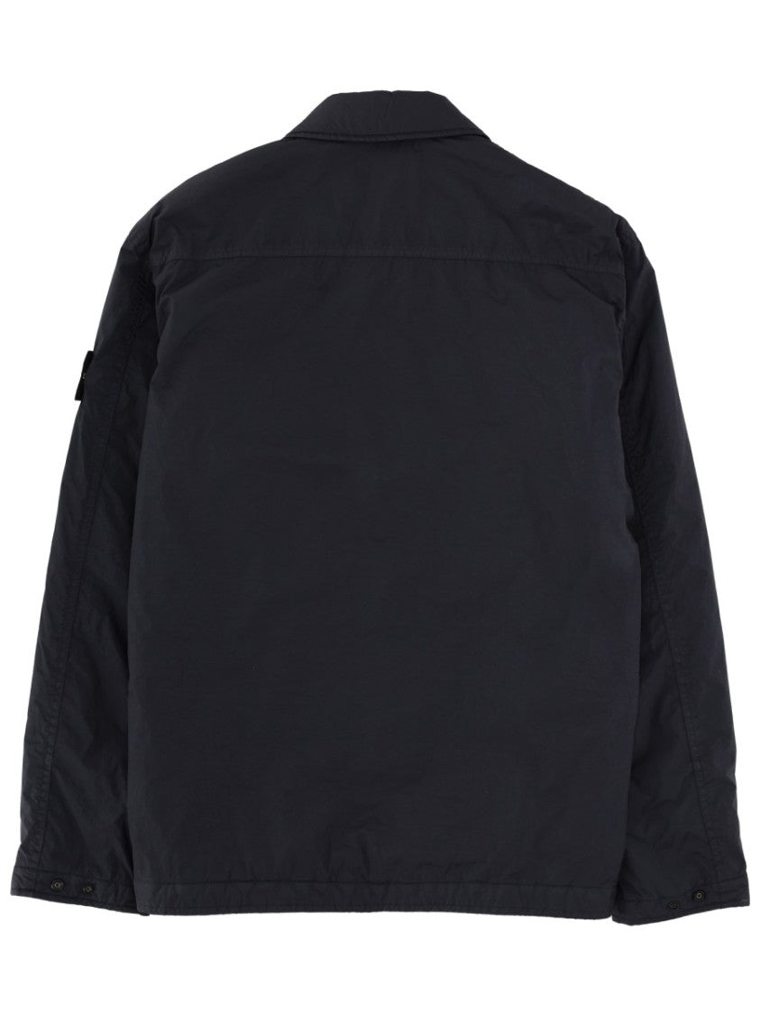 Stone Island Neutral Boxy Padded Sleeve Patch Shirt