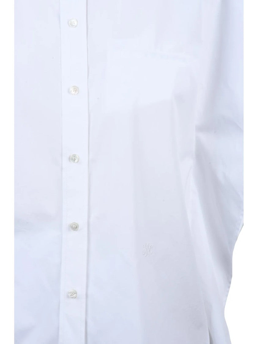 Stella Mccartney White Cap Sleeve Cotton Shirt Dress