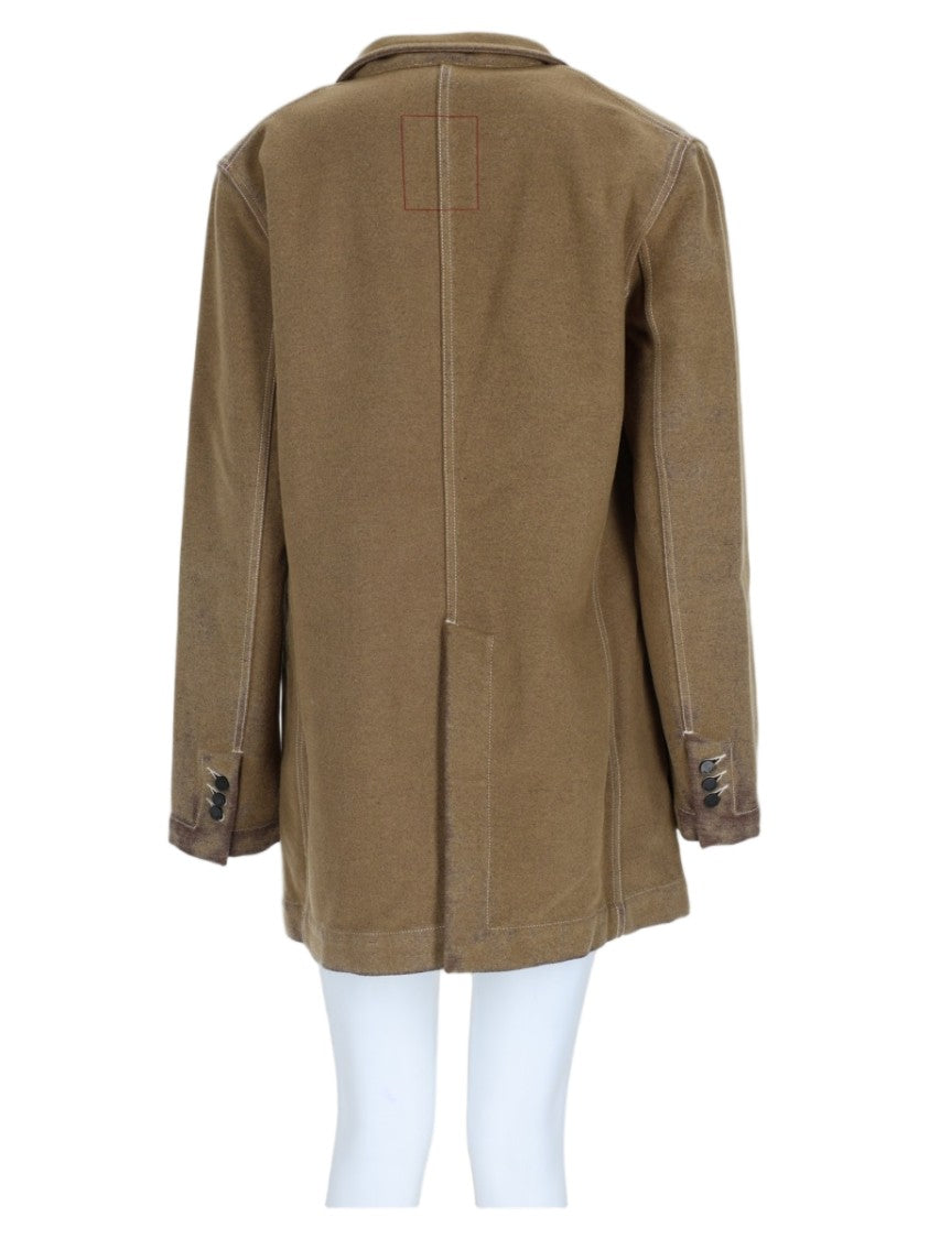 Uma Wang Jane Wool-Blend Single-Breasted Relaxed Blazer
