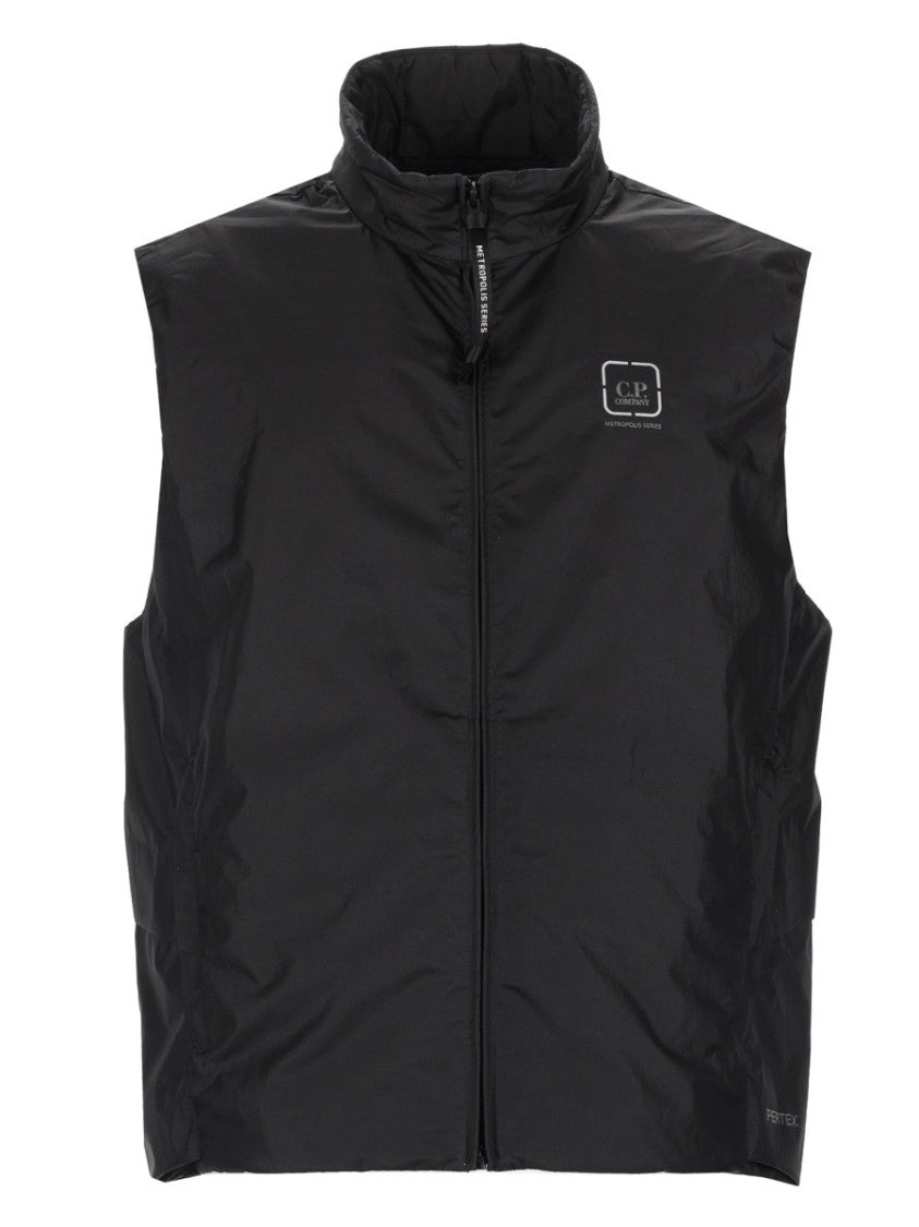 C.P. Company Logo Polyamide Zippered Vest
