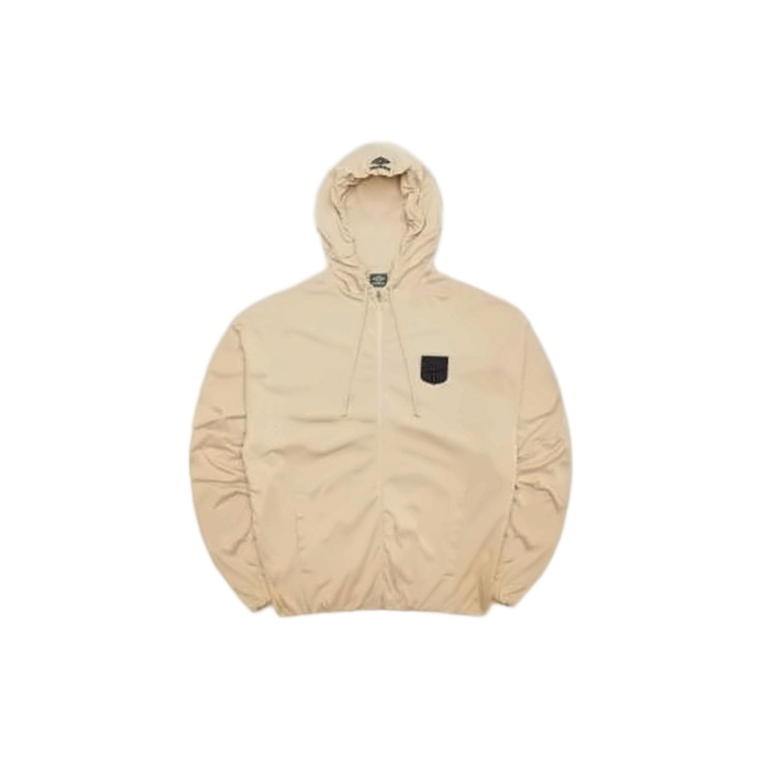Undercover Light Beige Hooded Jacket With Zipper Closure