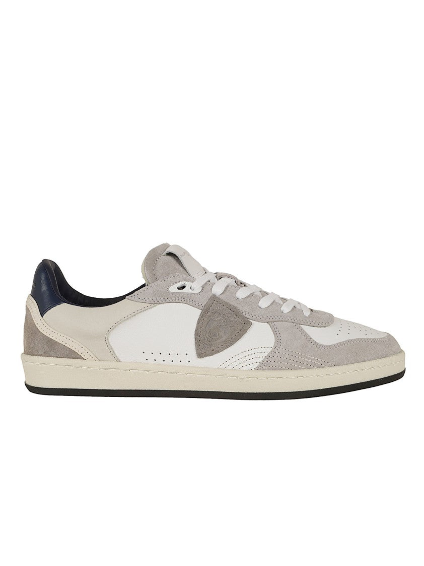 Philippe Model Vintage Basketball-Inspired Philippe Model Low-Top Sneakers