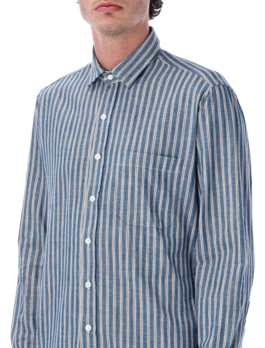 Salvatore Piccolo Tahiti Cotton Stripe Shirt