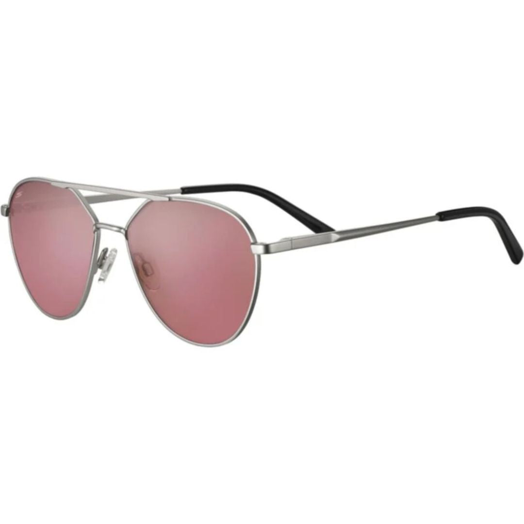 Serengeti Odell Teardrop Aviator Sunglasses With Double Bridge Design