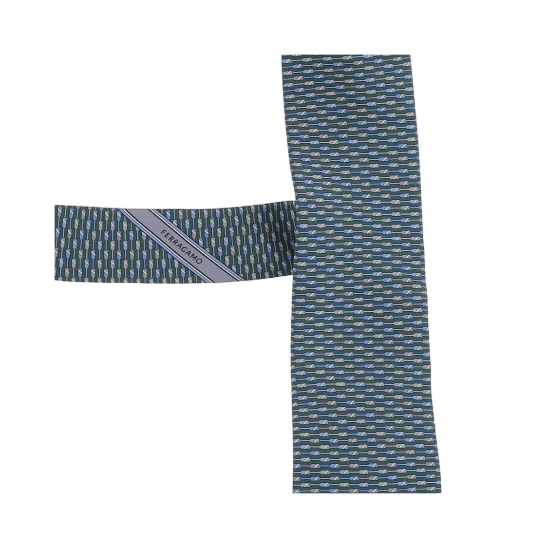 Salvatore Ferragamo Multi Patterned Silk Tie