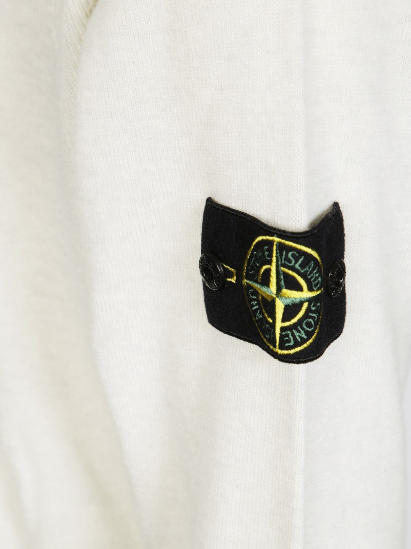 Stone Island Long-Sleeve Minimalist Crew Neck Pullover Sweater