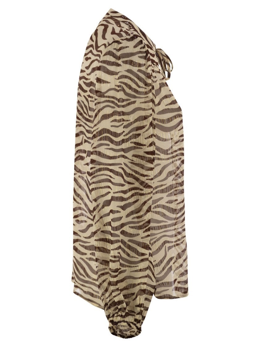 Mc2 Saint Barth Harper - Shirt With Mandarin Collar