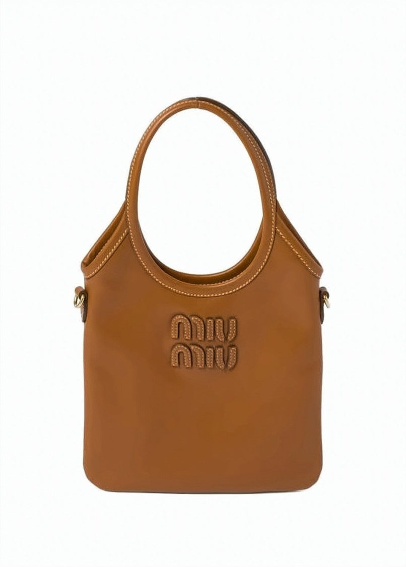 Miu Miu Smooth Calf Leather Shoulder Bag