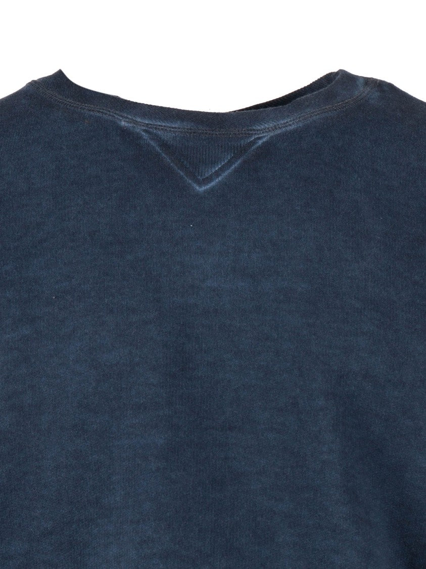 Dondup Relaxed Fit Vintage Blue Sweatshirt