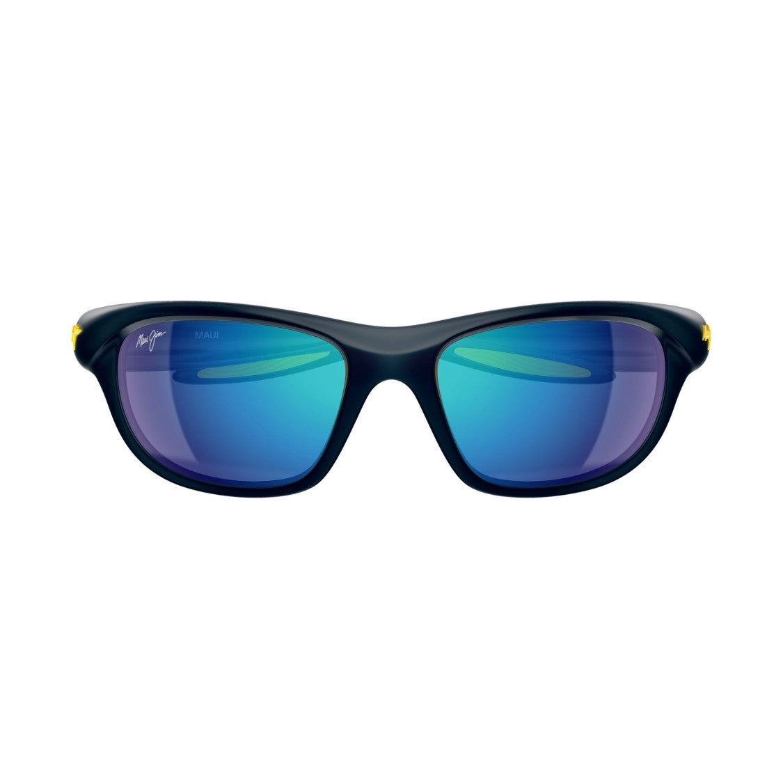 Maui Jim Haulani Wraparound Sunglasses With Gradient Reflective Lenses