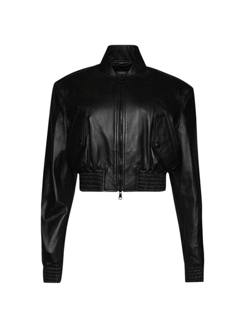 Wardrobe.Nyc Tailored Crop Bomber