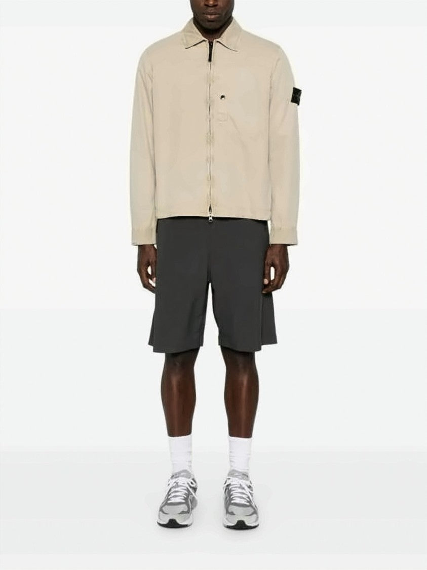 Stone Island Lightweight Zip-Up Shirt Jacket