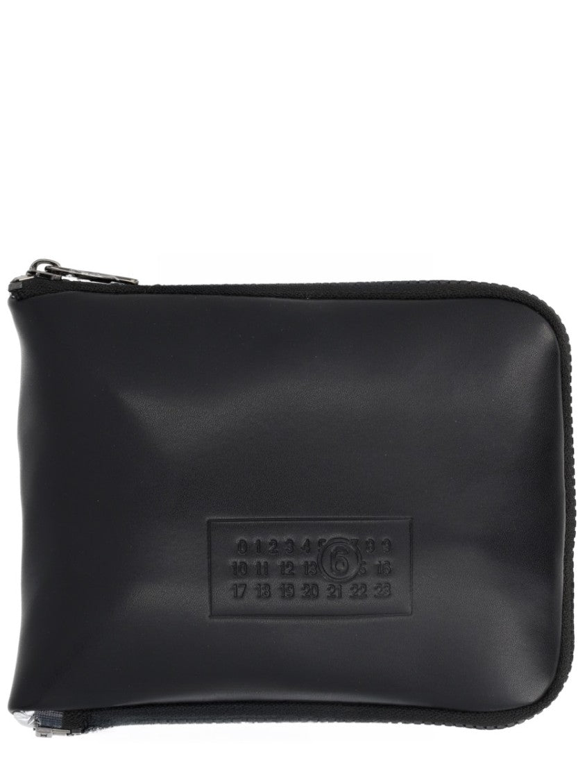 Mm6 By Maison Margiela Silver Japanese Crinkled Triangular Shoulder Bag