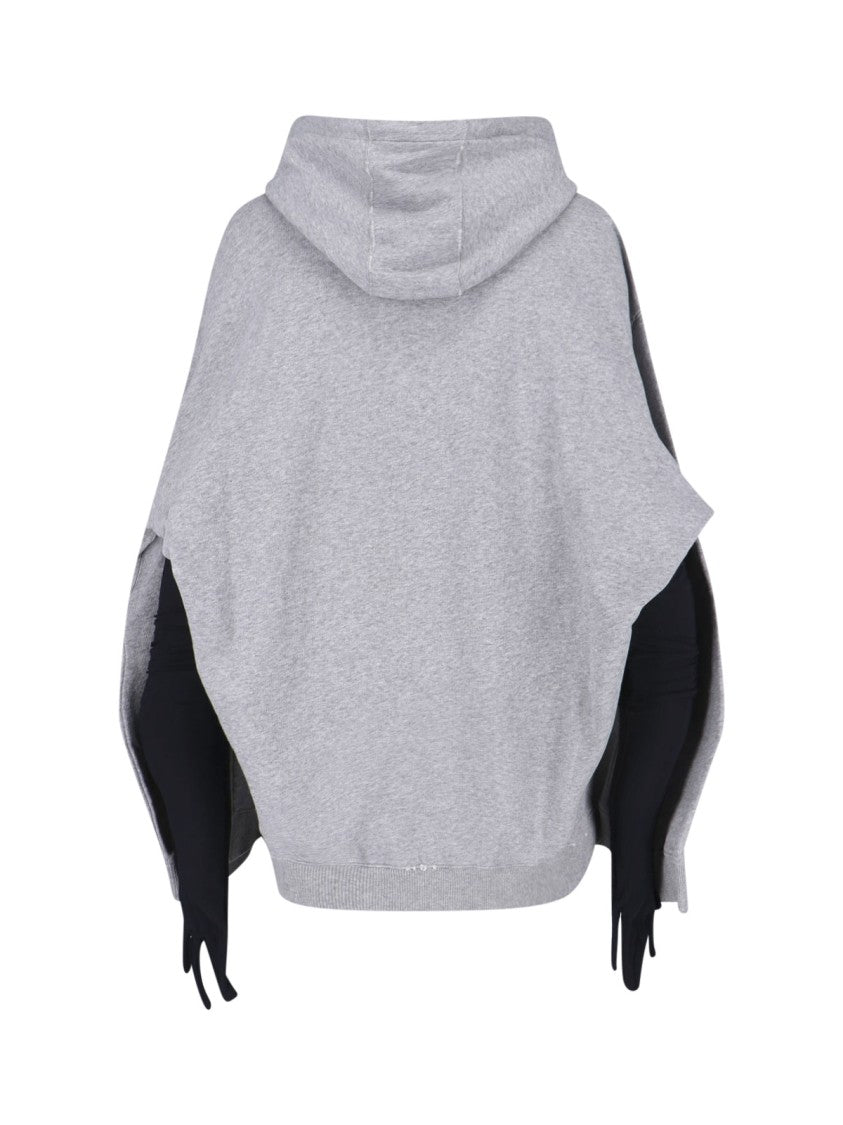 Mm6 By Maison Margiela Grey Dress With Modern Silhouette
