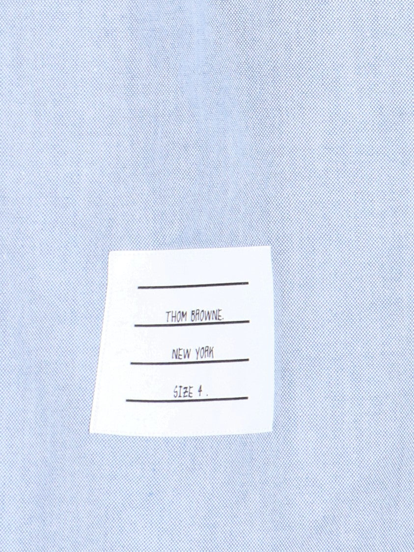 Thom Browne Tricolor Detail Shirt – Light Blue