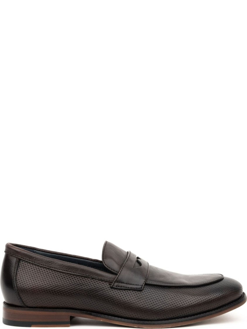 Sergio Moretti Textured Cow Leather Formal Shoes