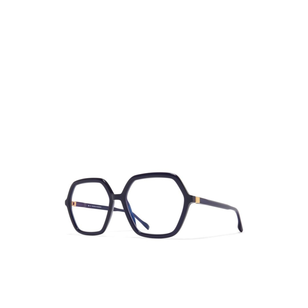 Mykita Gold Neela Geometric Hexagonal Eyeglasses
