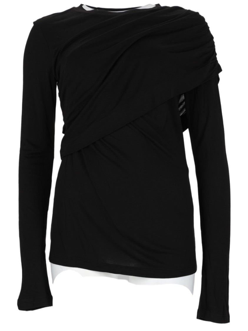 Isabel Marant Étoile Dressi Asymmetrical Draped Viscose Top