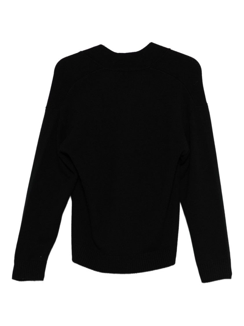 Seventy Sergio Tegon Black Wool And Cashmere Sweater