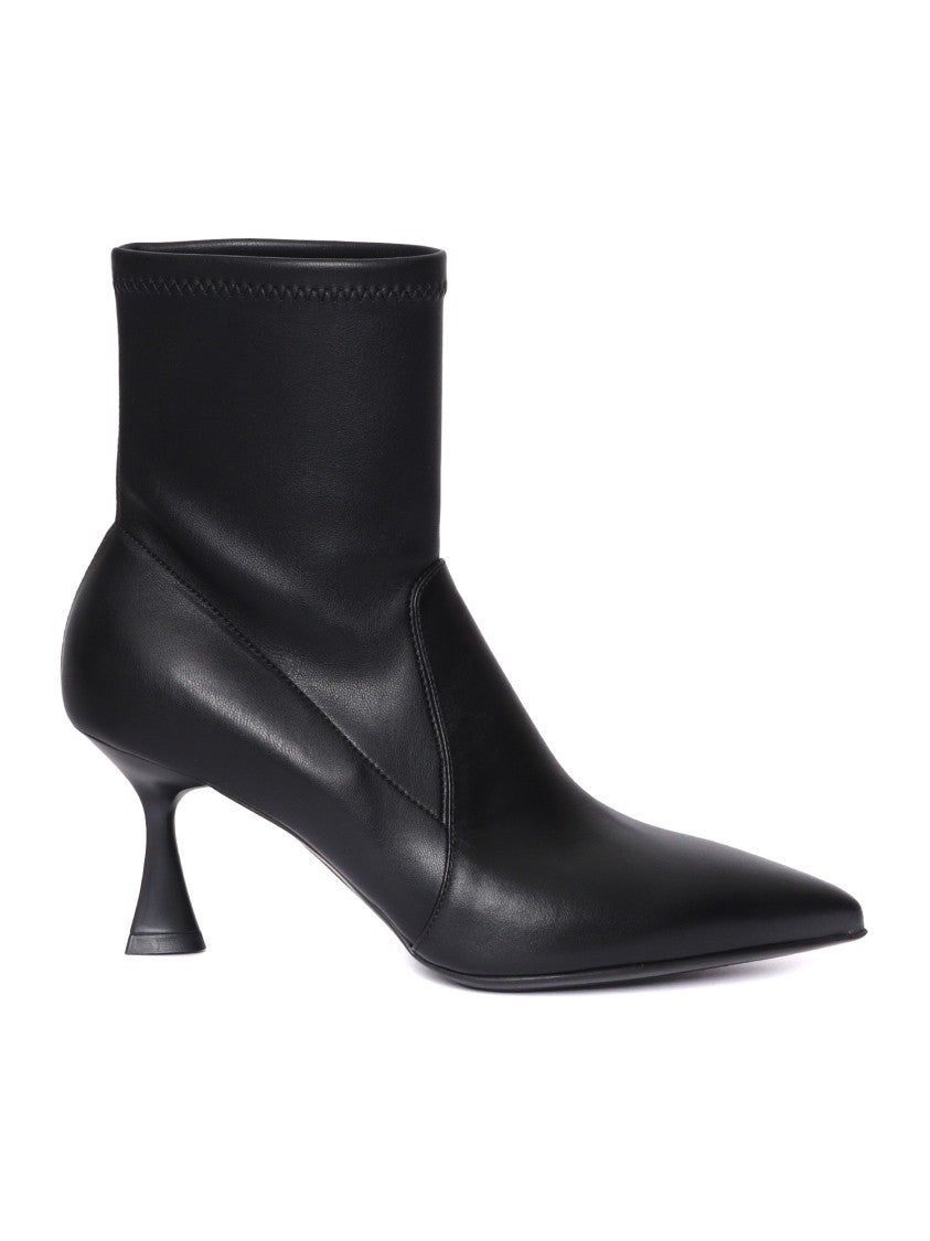 Sergio Levantesi Janet56 Calf/Supreme Black Ankle Boot
