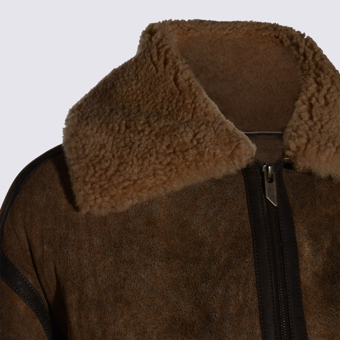 Salvatore Santoro Brown Leather Jacket