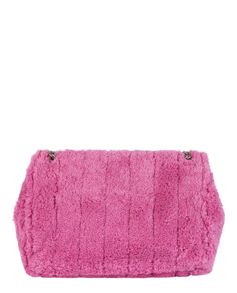 Balenciaga Monaco Mini Quilted Shoulder Bag With Chain-Link Strap